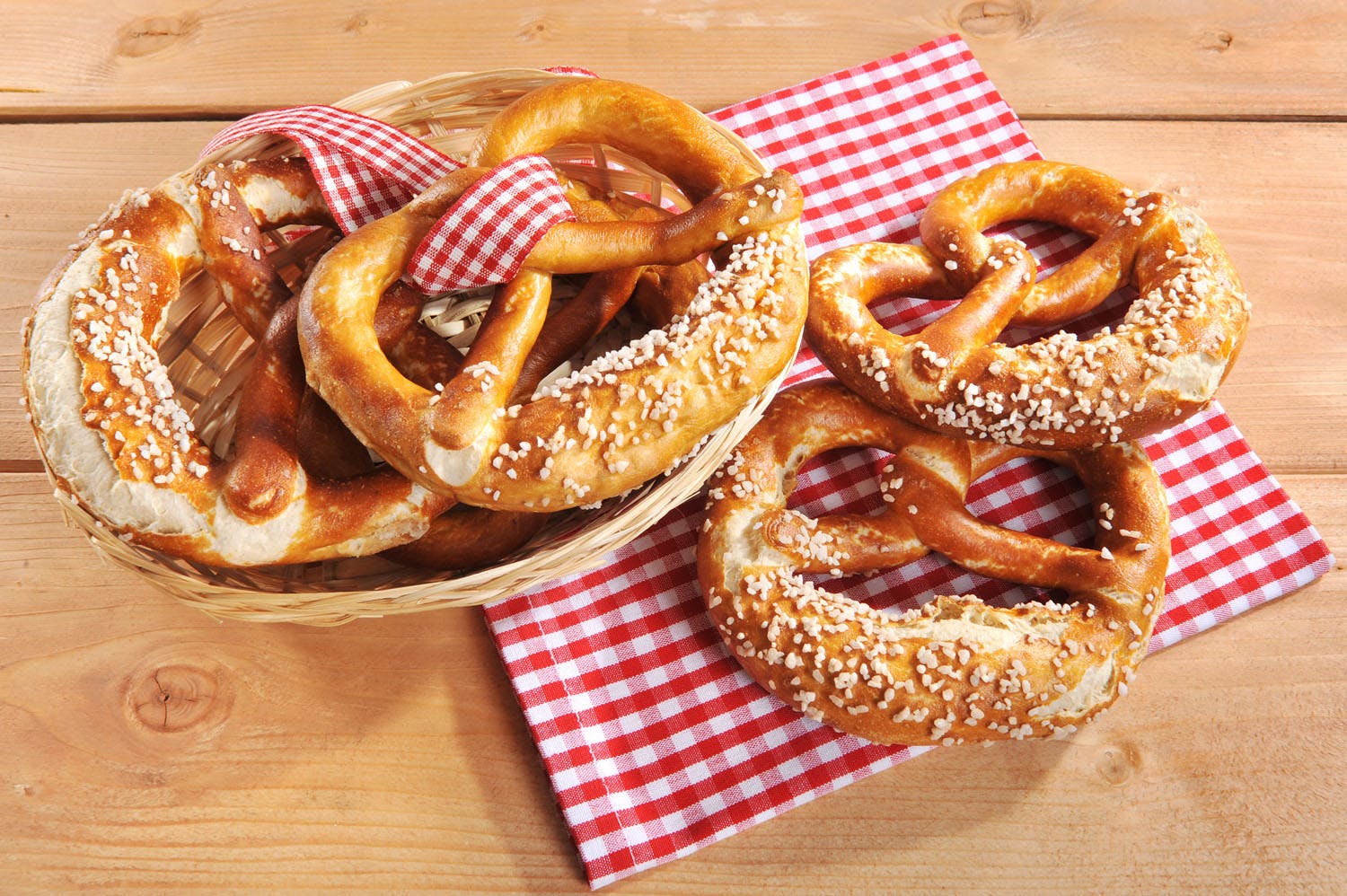 laugenbrezeln - typical german pretzels