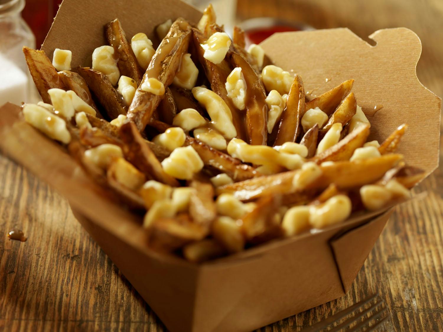 poutine - a classic french canadian dish