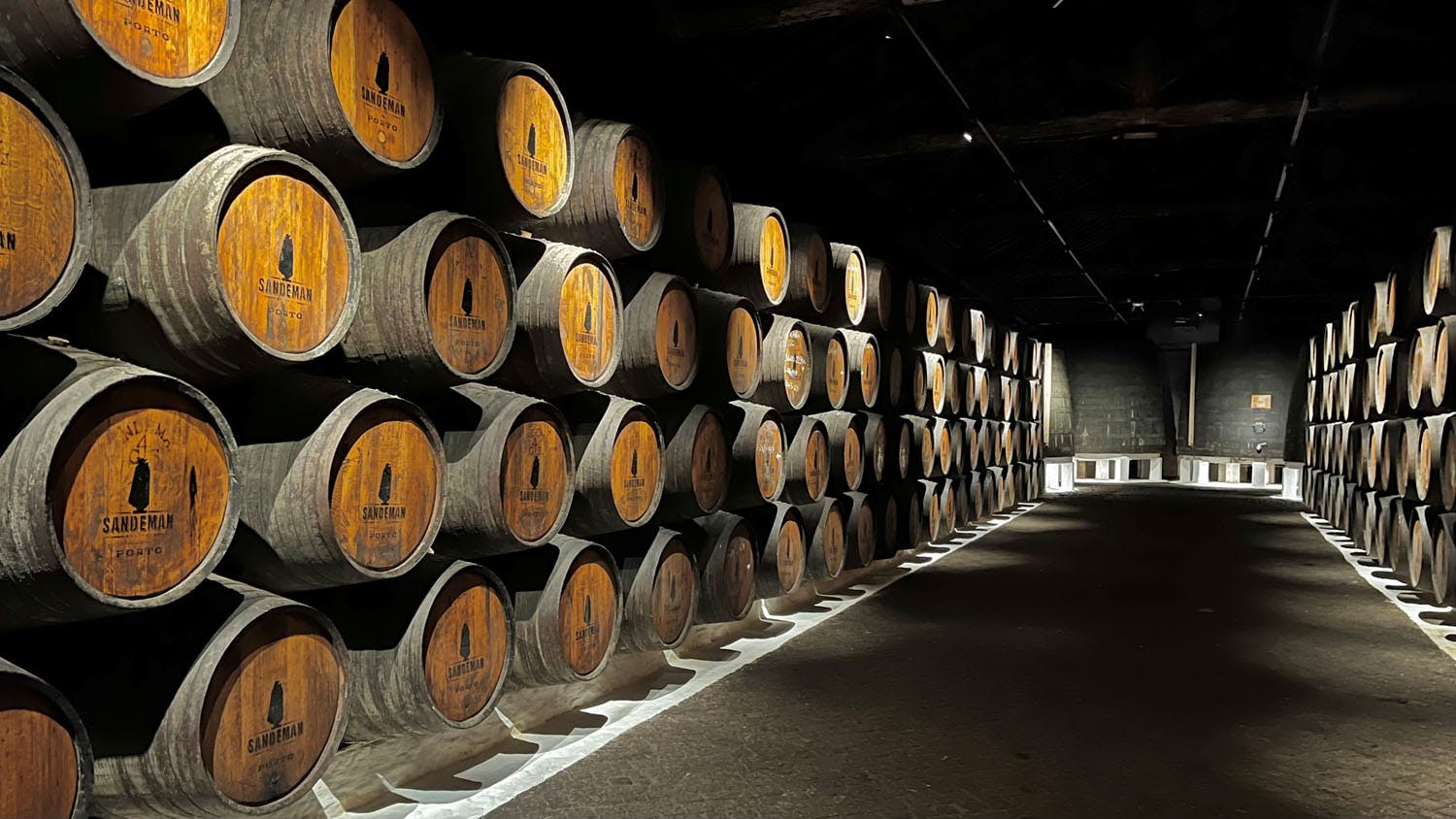 Porto - Historic Sandeman wine cellar